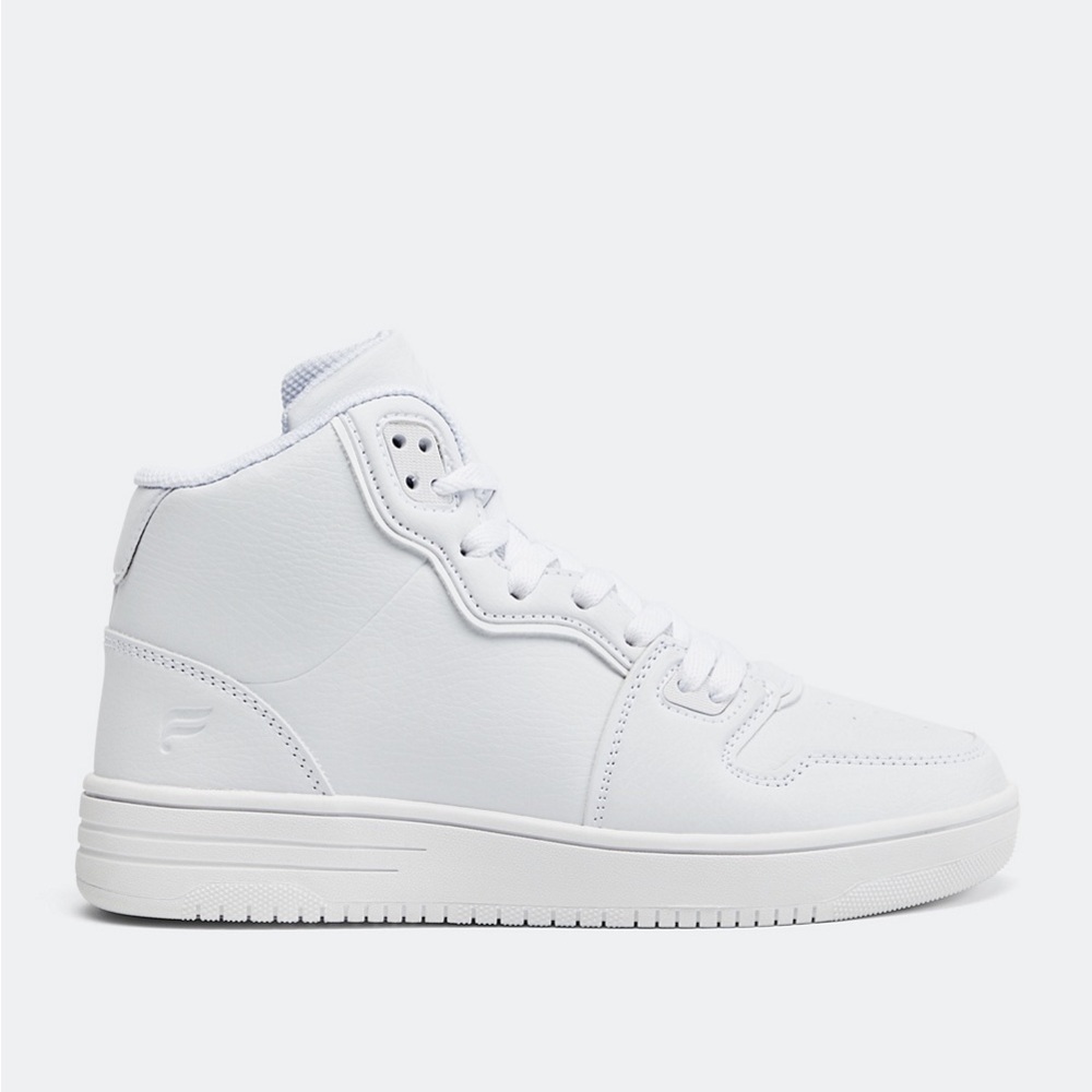 Fabletics High Top Lifestyle Sneakers in White - Size 8